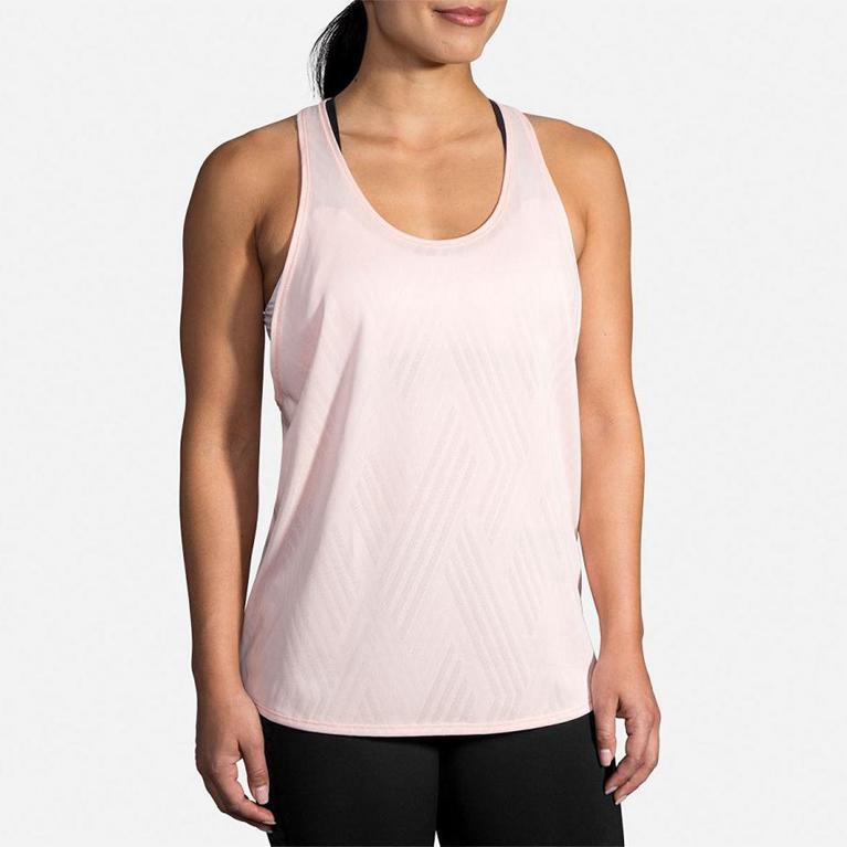 Brooks ARRAY Running Tank Top Womens Online - Pink (FRK563908)